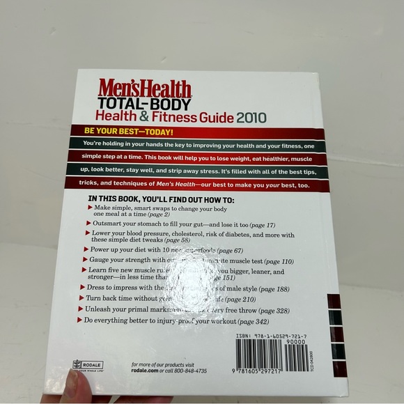 MEN'S HEALTH TOTAL-BODY HEALTH & FITNESS GUIDE 2010 By Editors Of Men's Health - Picture 4 of 7